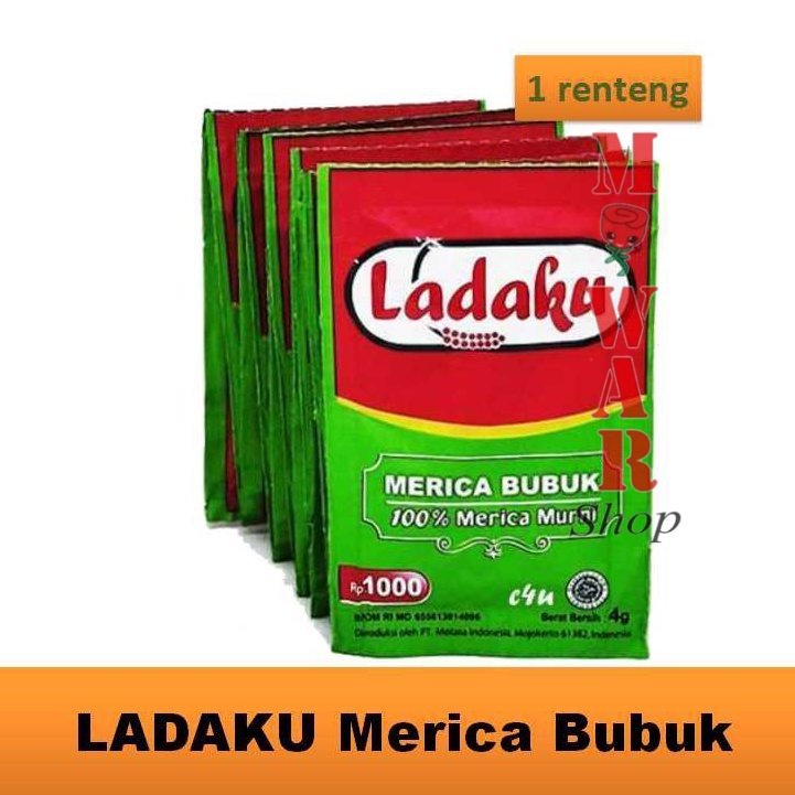 

(12 pcs) LADAKU Bumbu Instant Merica Bubuk Murni