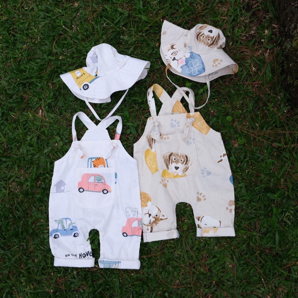 Fluffy Overall | Baby Overall / Overall Bayi / Overall Anak / Baju Santai Anak / Baju Overall / Baju