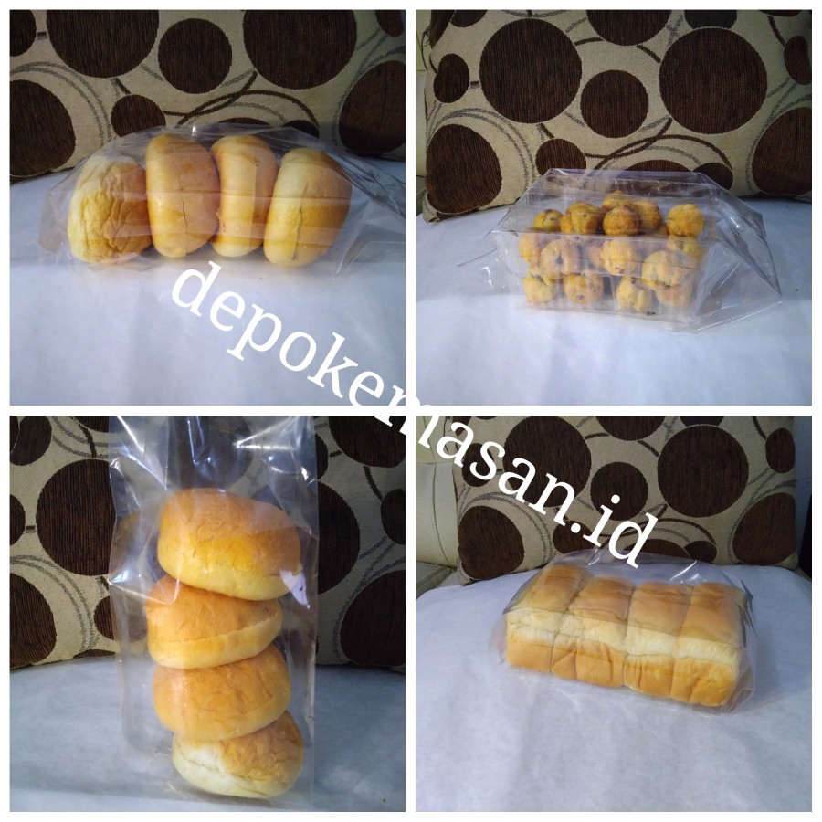 Plastik Gusset 10x30 Tebal 45 Micron Bahan OPP Model Gusset Kotak