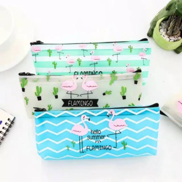 

tempat pensil flaminggo