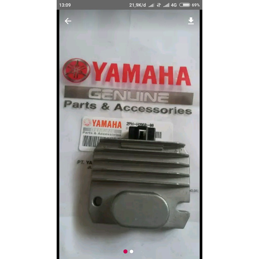 Kiprok regulator Mio GT - Mio 125 - Original
Barang dijam bac 17