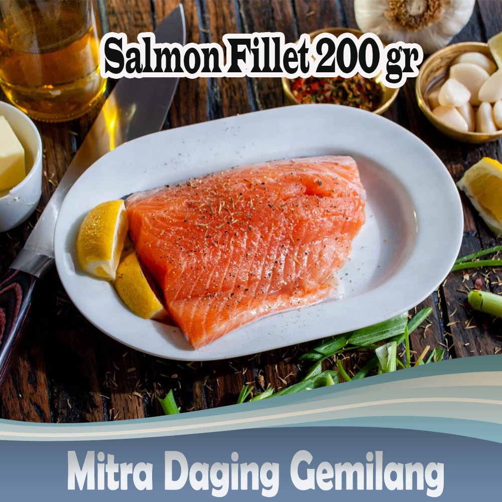 

Salmon Fillet Premium Frozen 200 gr ++