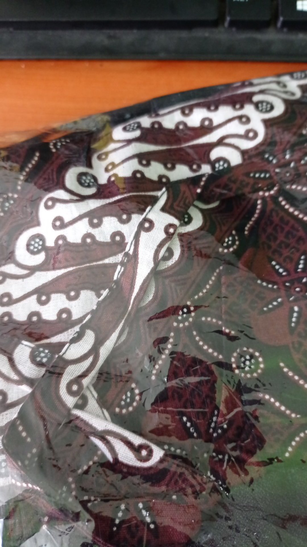 Tey-17 Batik Wanita Asj Sa Hrb026 Kenongo Kemeja Tosca Pendek