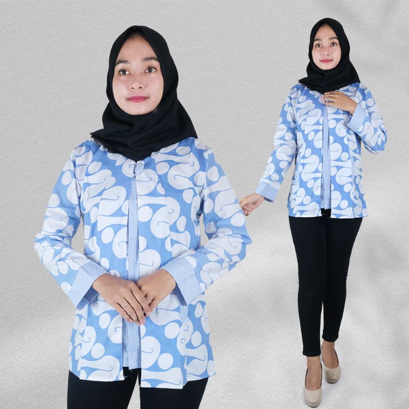 Blus Batik Soft Lengan Panjang- Naira Batik