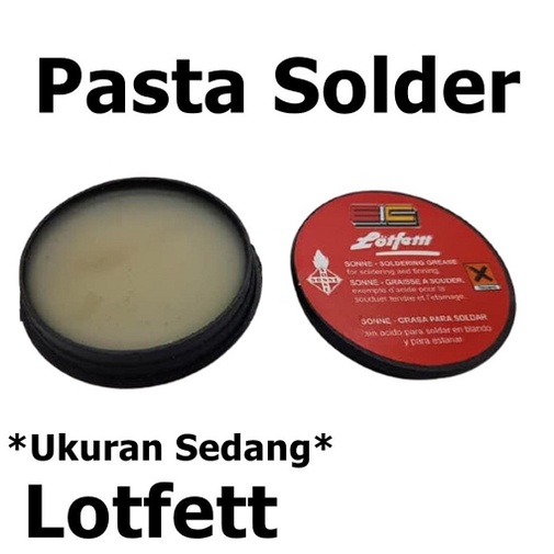 Lotfet 12 Gr Soldering Grease Pembersih Solder Minyak Songka Lotfett