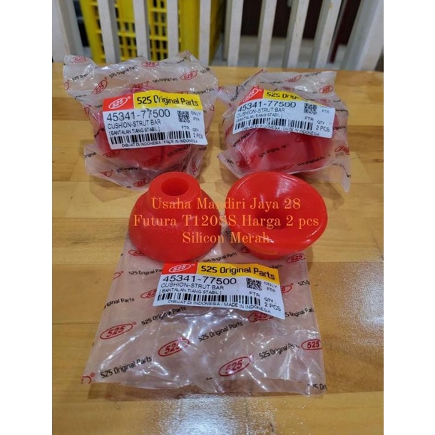 KARET STABIL SILICON MERAH FUTURA T120SS HARGA 2PC KARET MANGKOK