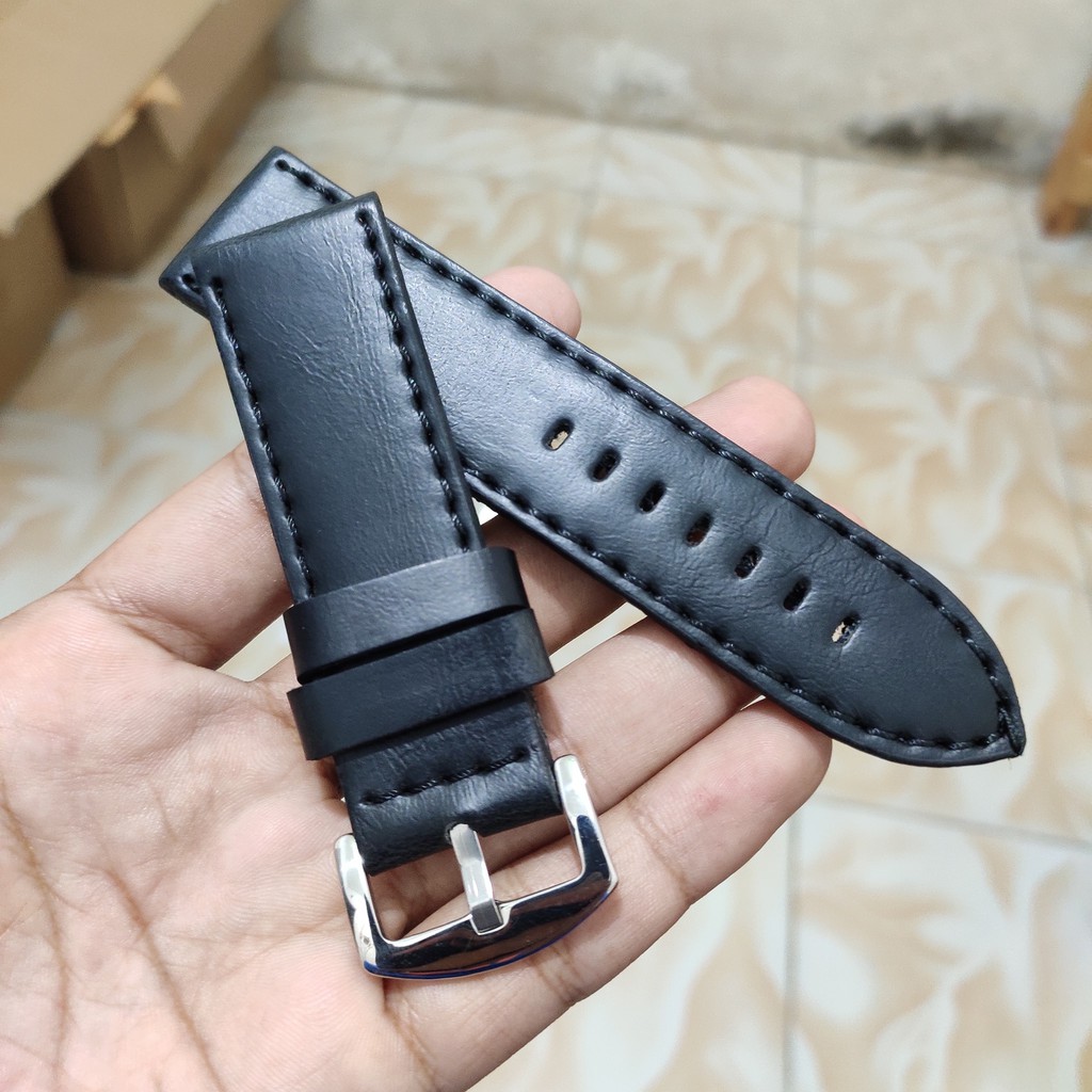 TALI JAM TANGAN BLACK HITAM MURAH.