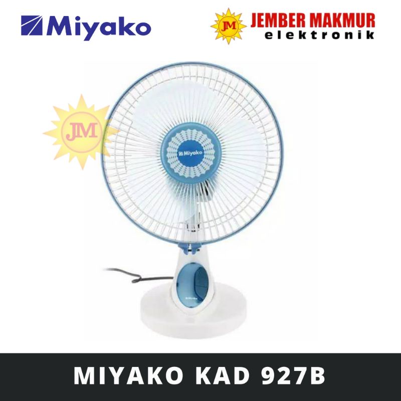 Miyako DESK FAN KAD 927 B Kipas Angin MEJA 927B PL DeskFan Miyako