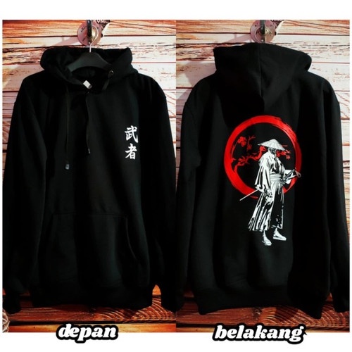 Sasuke.id - Sweater Hoodie Jumper Pria Samurai Jepang / Hoodie Pria Distro / Hoodie Pria Polos / jaket pria distro jepang / jaket cowok terbaru 2021