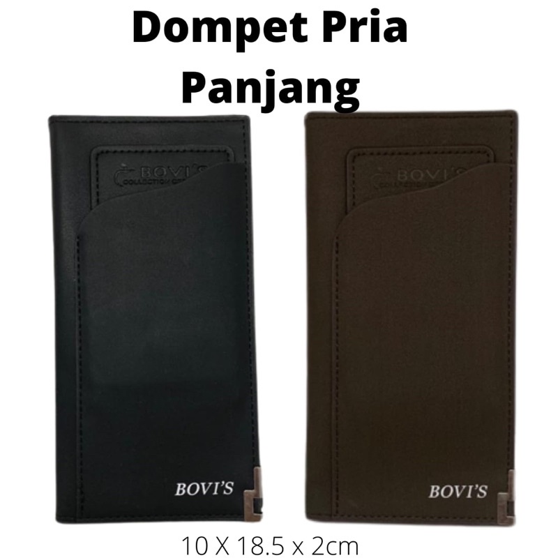 Dompet Pria Panjang Original Ori Bovis Bahan Premium Berkualitas Distro Harga Murah Model Keren Anak Muda