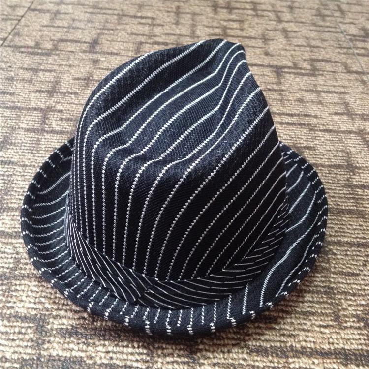 Topi tompi fedora jazz motif dewasa T3