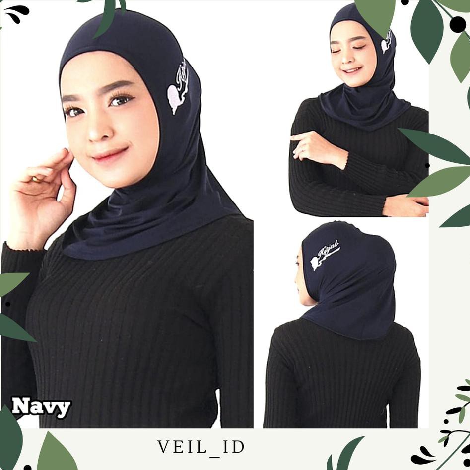 WQ Hijab Sport Jilbab Kerudung Instan Sporty Olahraga Senam Gym Lari Renang Sepeda Dewasa Warna Polo
