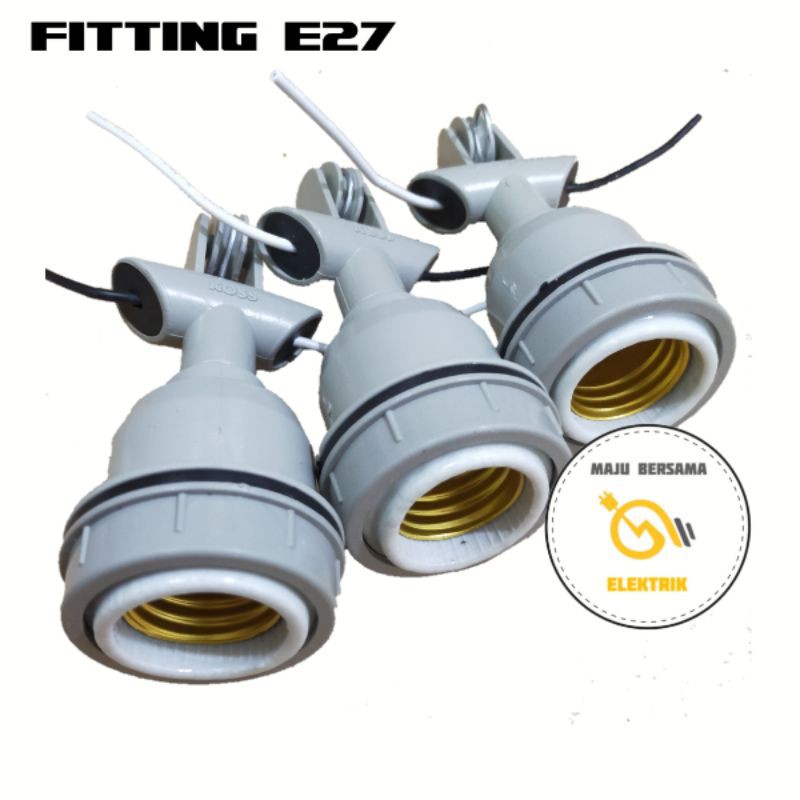 Lampu Gantung / Fitting Lampu Gantung / Fitting Lampu Jalan / Fitting WD E27 + Kap WD E27