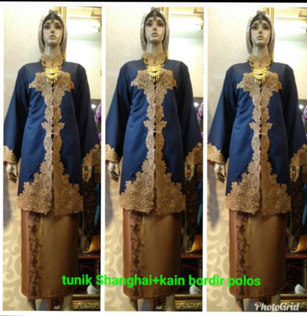 Set kebaya tunic shanghai