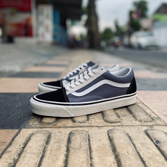 dark gray vans old skool