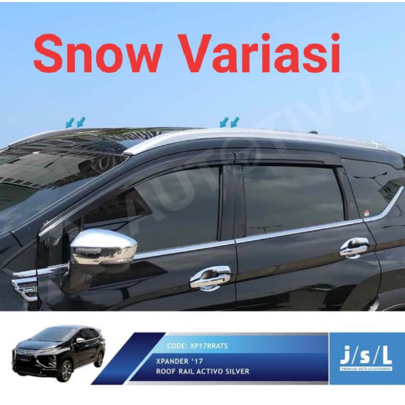 Mitsubishi Xpander roof rail JSL silver model activo JSL