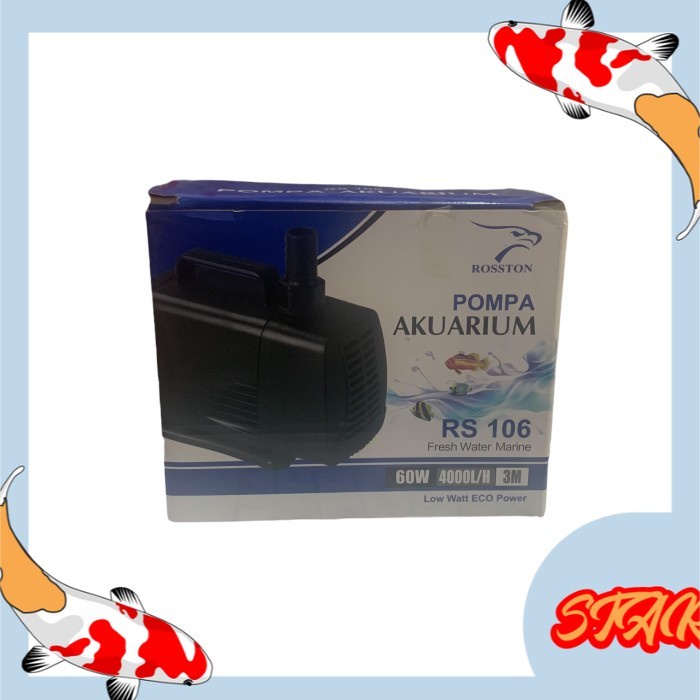 aquarium pompa celup water pump ROSSTON RS 106 RS106