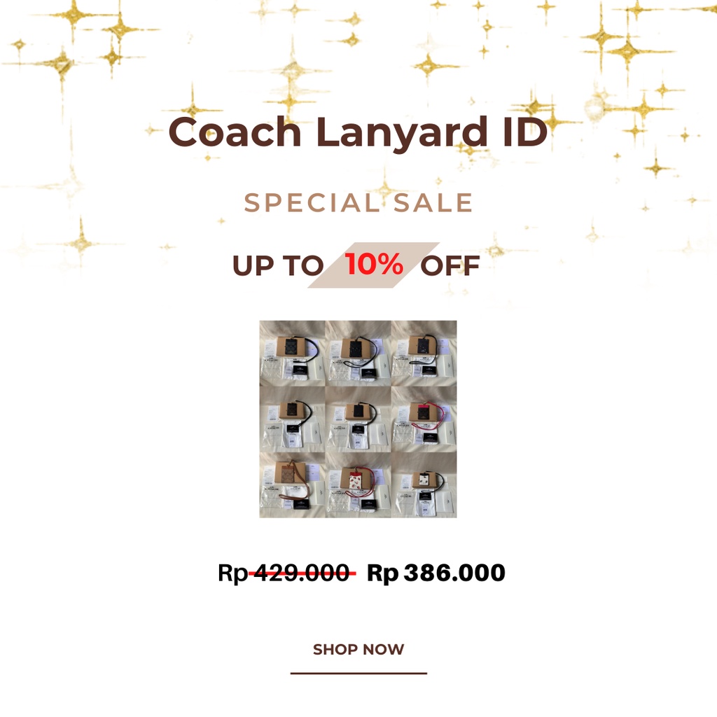 

(Ready Stock) Coach Lanyard ID
