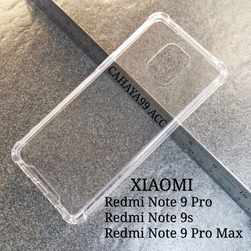 Xiaomi Redmi note 9 Pro 9s 9 Pro Max Anticrack Case Fiber Anti Crack Akrilik