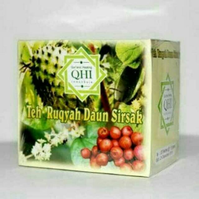 

Teh ruqyah daun sirsak herbal qhi/hri