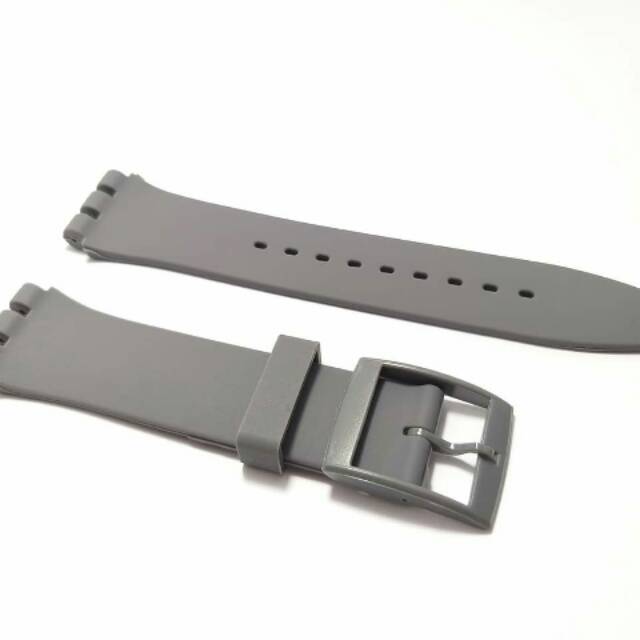 Strap swatch gray 19mm Tali swatch irony Diaphane Chrono new Gent