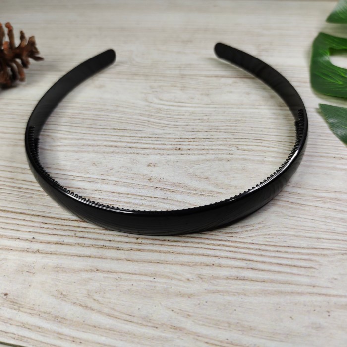 BANDO RAMBUT GEPENG HITAM TEBAL/ BANDO FASHION PRIA WANITA/ BANDO GEPENG HITAM TEBAL SATUAN