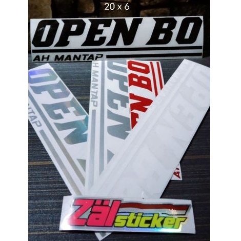 STICKER OPEN BO