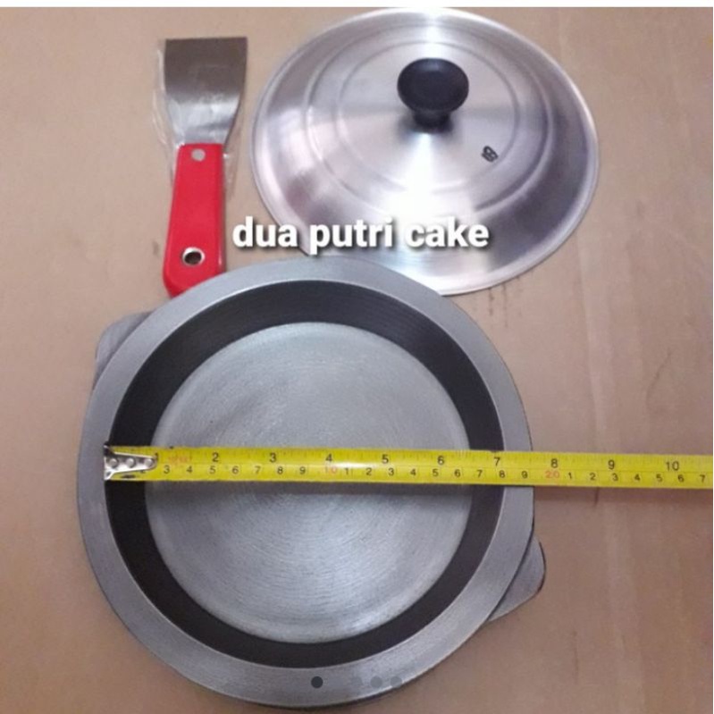LOYANG/CETAKAN MARTABAK MANIS UKURAN 18CM+SCRAPER STAINLESS