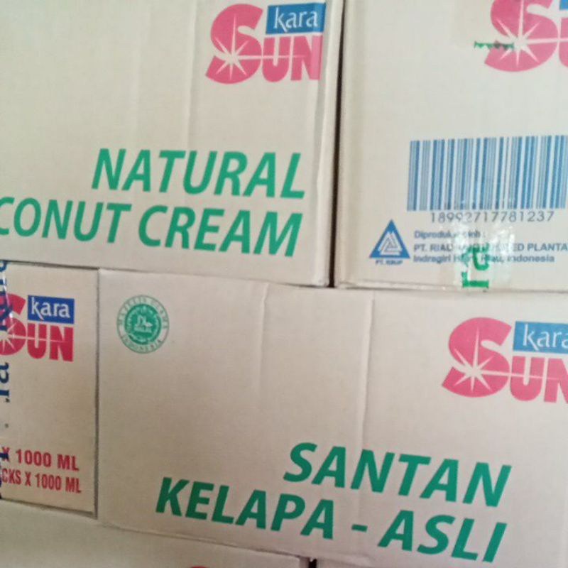 

Sun Kara Santan Kartonan (12 Pack x 1L)