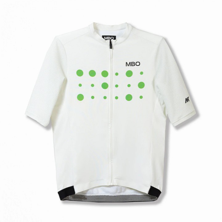 Jersey Sepeda Mysenlan MBO Shorts Sleeve Jersey Prime Focus Off White