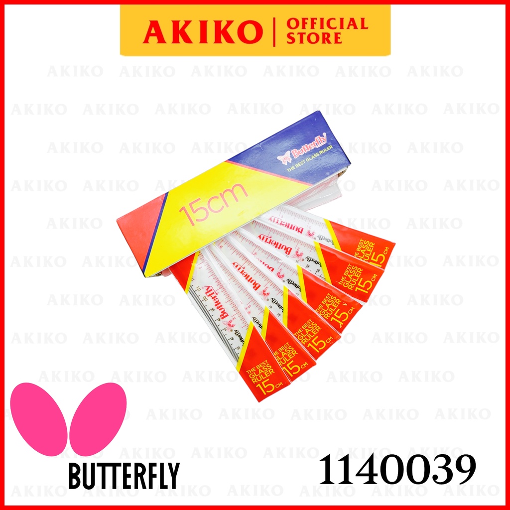 

Penggaris Butterfly 15cm