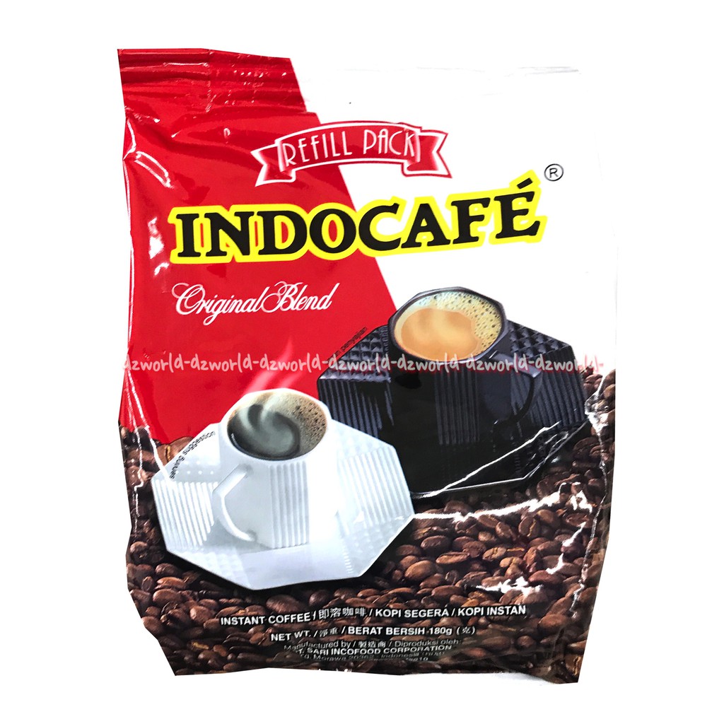 Indocafe Original Blend Isi 180gr Kopi Instan Granul Indo Cafe Kopi Bubuk Ground Coffee Powder Indo Cafe Kopi Biji Halus Kopi Murni