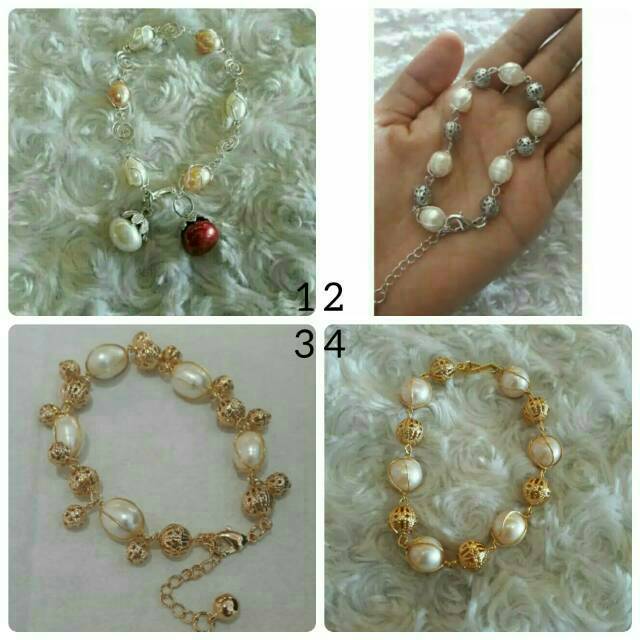 Gelang perak mutiara lombok 0802181