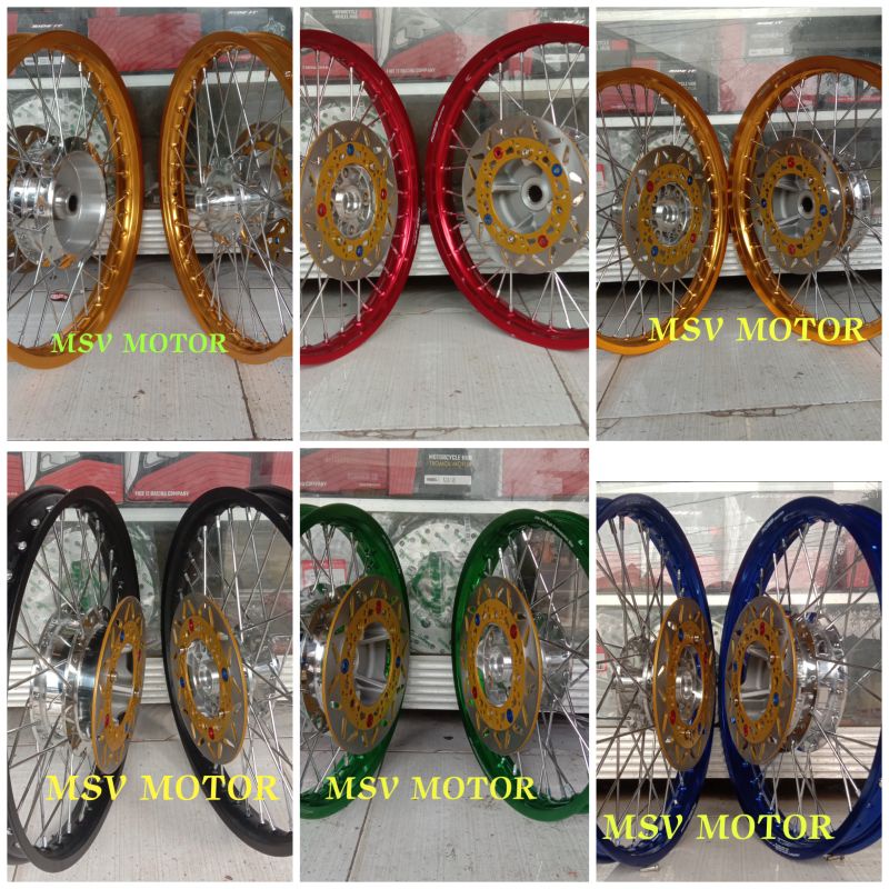 VELG JARI JARI PCX 150 RING 14 DAN 17 PLUS DISC CAKRAM