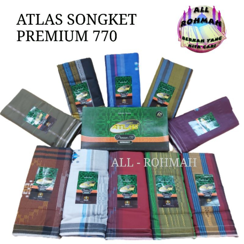 SARUNG ATLAS SONGKET 770 SILVER
