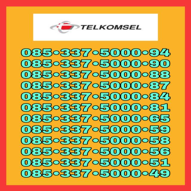 Nomor Cantik Karu AS 5000