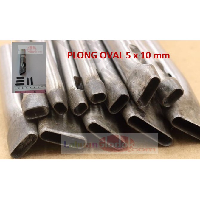 

Plong Oval 5mm x 10mm - Punch Hole Leather Oval-Plong/Pembolong Oval 5mm x 10mm