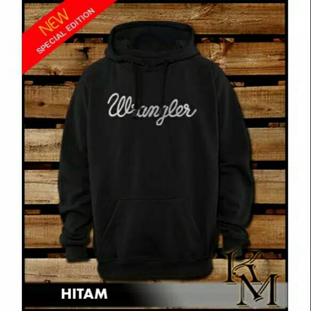 JAKET HOODIE WRANGLER #1 SIMPLE KEREN