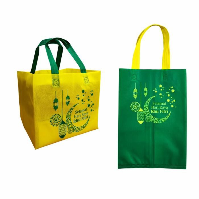 

Goodie Bag / Goodie Bag Fitri Special Design 23×23×23- Tas Idul Fitri Spunbond Berkualitas