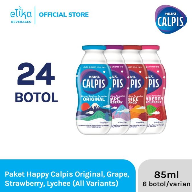 

[COD] Calpis Susu Fermentasi 85ml Aneka Rasa (6 pcs per varian) [COD]