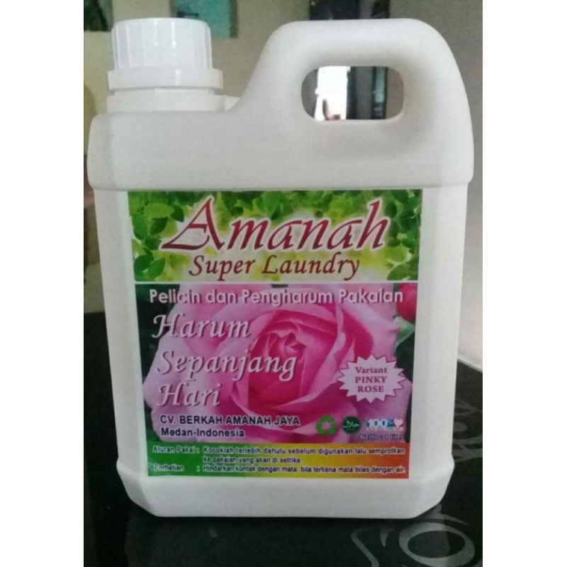 AMANAH SUPER LAUNDRY PELICIN DAN PEWANGI PAKAIAN