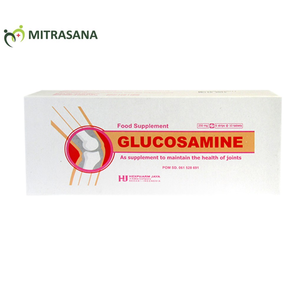 Glucosamine 250 mg ISI 100 tablet supplement sendi HJ