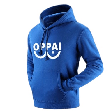 Sweater Anime ONE PUNCH MAN Oblong / Hoodie OPPAI Jumper Pria Wanita Size S M L XL XXL XXXL
