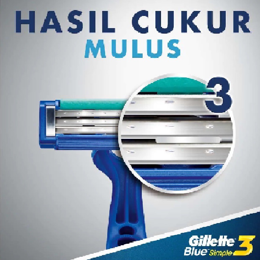 Gillette Blue Simple 3