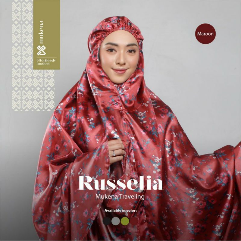 Mukena premium karita russelia travelling
