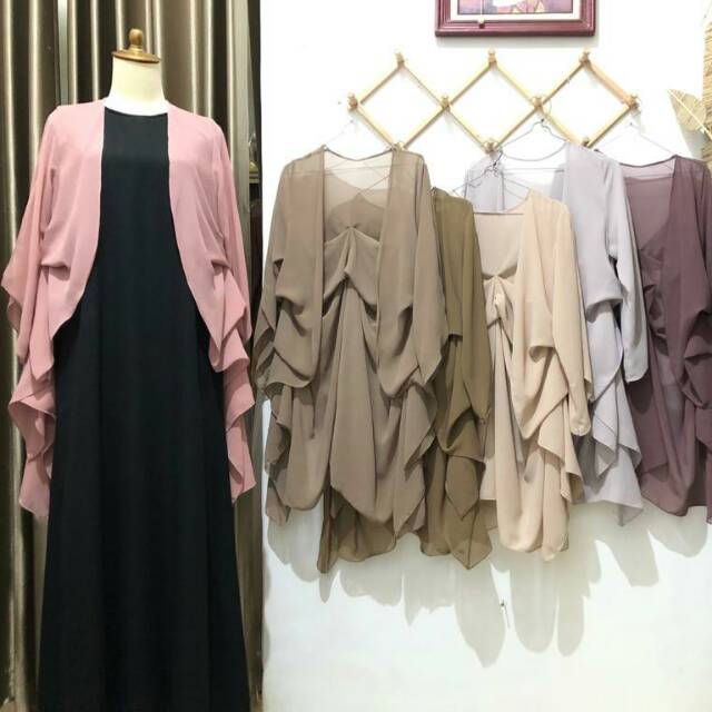 SRH LONG OUTER/OUTER KEKINIAN/OUTER MUSLIMAH/OUTER KELAS BUTIK