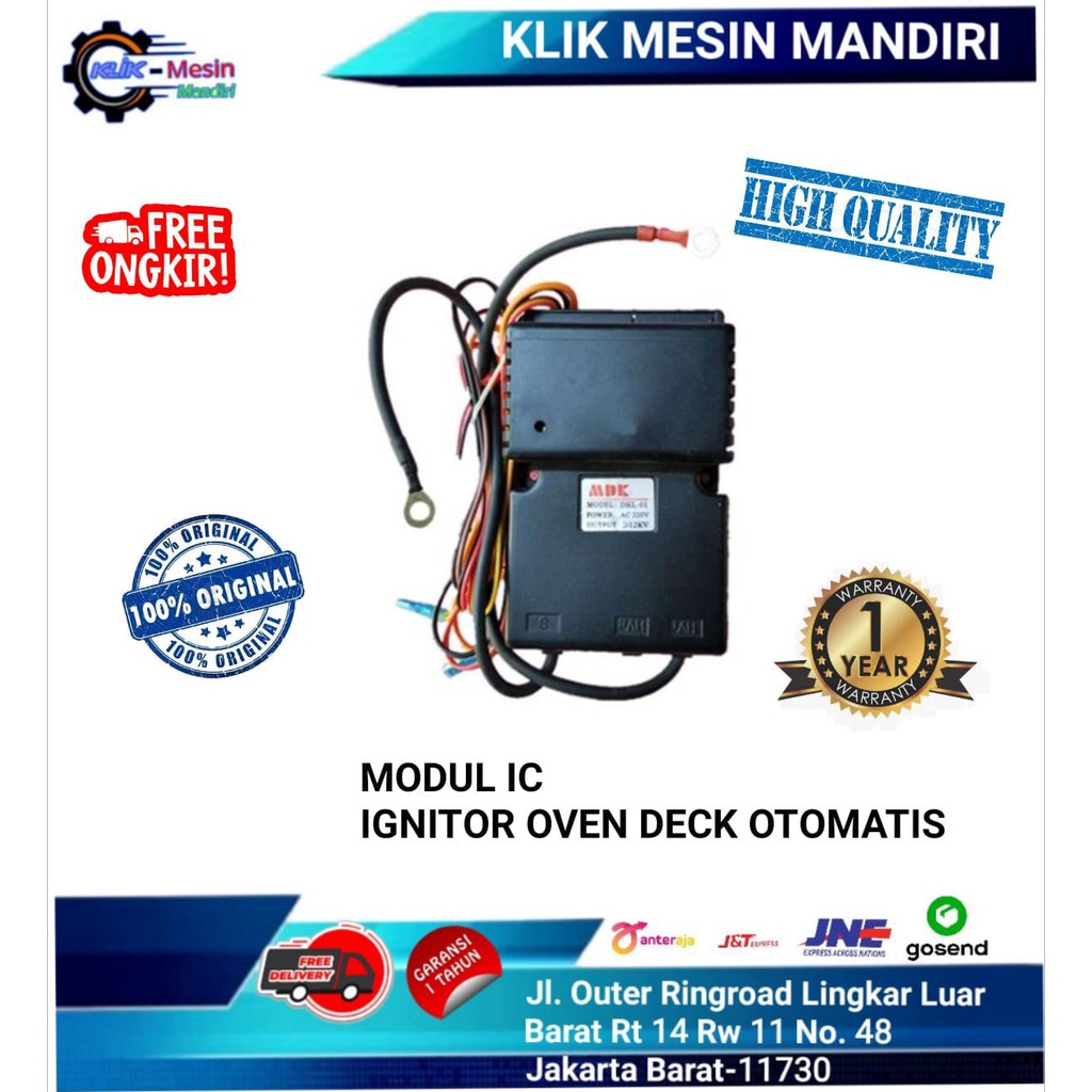 Mesin Pemantik Oven / Modul IC Board / Ignitor Oven Deck Gas Otomatis