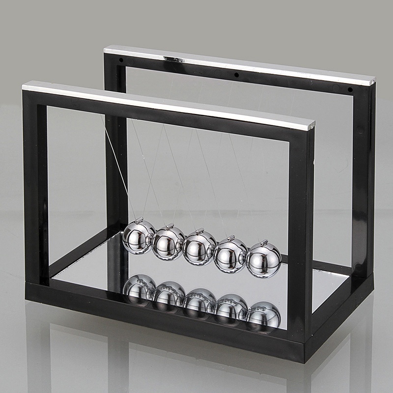 Mary Newtons Cradle Steel Balance Fun Decoration Hadiah Mainan Sains Fisika S Baru