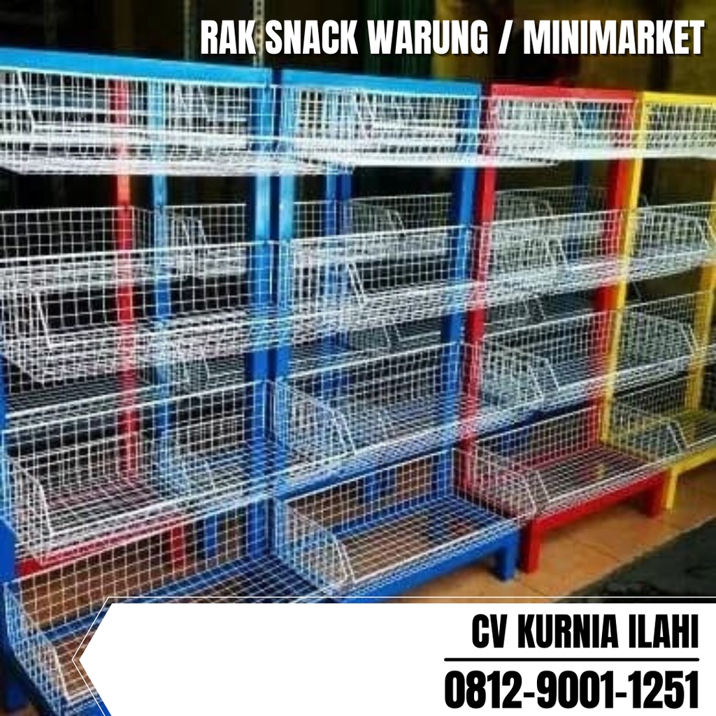 Rak Snack / Rak Minimarket / Rak Besi