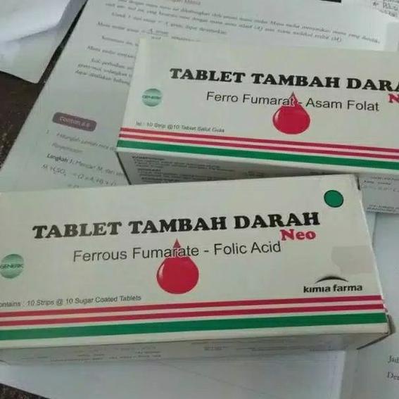 TERBAIK tablet tambah darah neo kimia farma/ obat penambah darah 1 strip 10 tablet ♕ 869